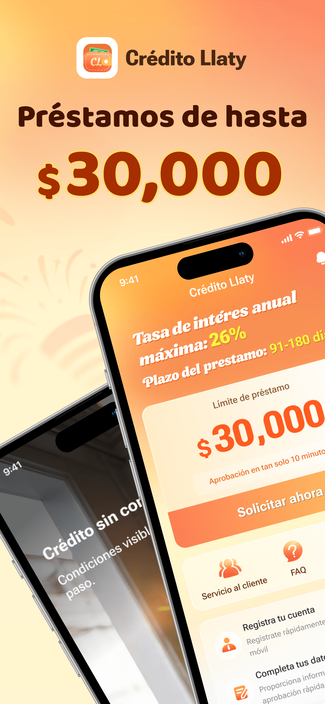 Préstamos de hasta $30,000
